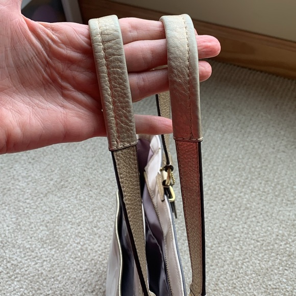 COACH TOTE BAG - TAN/GOLD - Picture 3 of 14